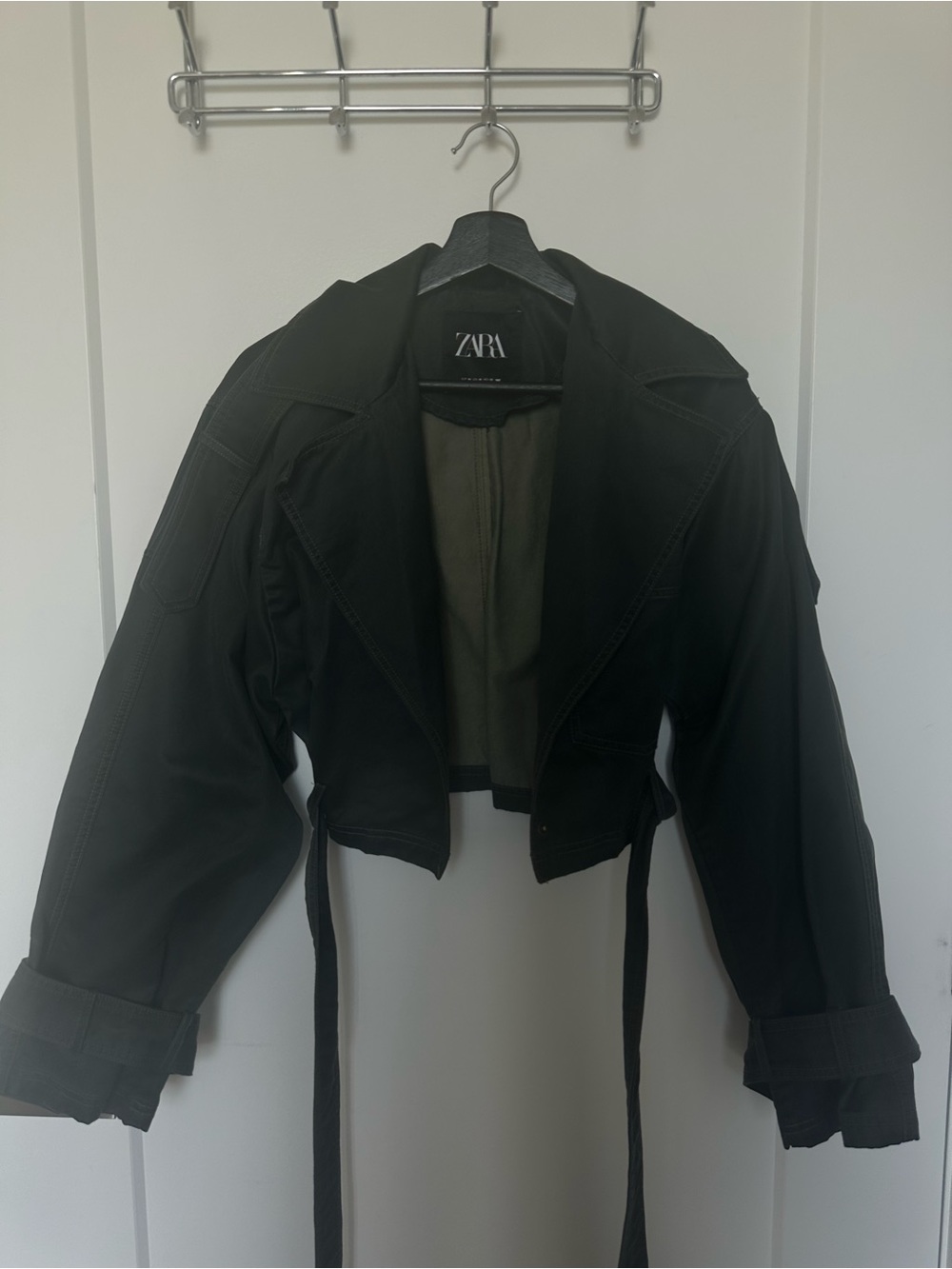 Zara Black Cropped Jacket